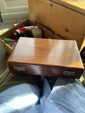 vintage old wooden box (B10)
