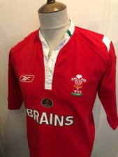 WALES REEBOK RUGBY UNION SHIRT