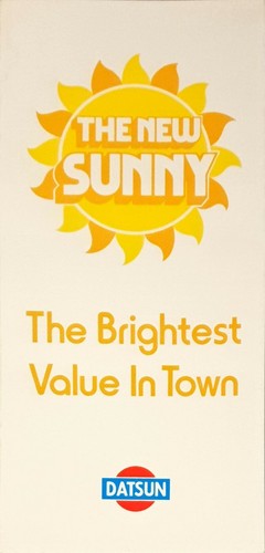 Datsun sunny brochure - datsun,