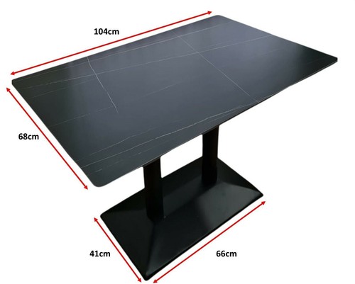 Marble table 104 68cm - table, for