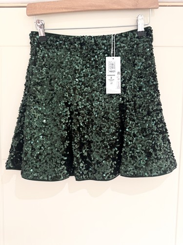 Emerald green skater - m&s,