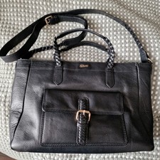 Kew Black Genuine Leather