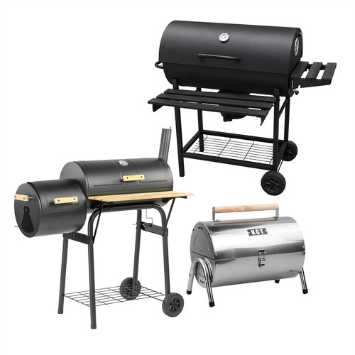 Outdoor garden barrel bbqs - garden,