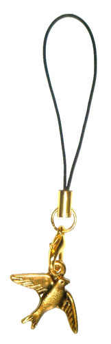 Swallow bird gold - swallow, mobile