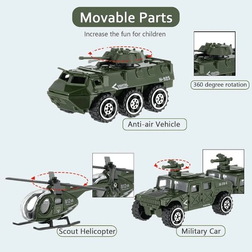 6pcs military vehicle - military,
