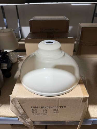 Metal lampshade cream - metal,