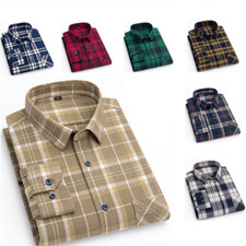UK Men's New Plaid Tartan