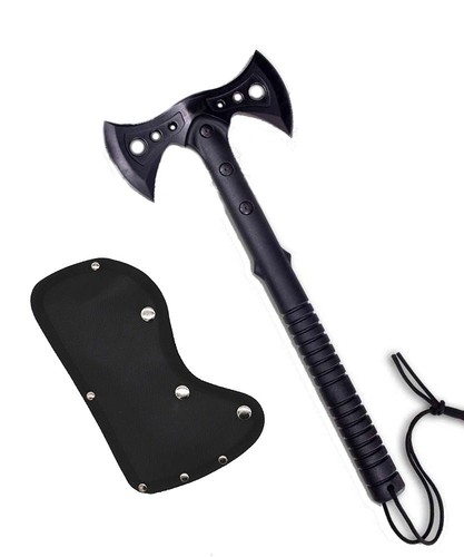 Black tactical axe - black,
