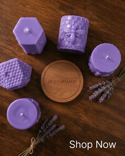 Lavender scented purple wax - purple,