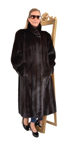 Us5912 real saga mink fur - real, coat