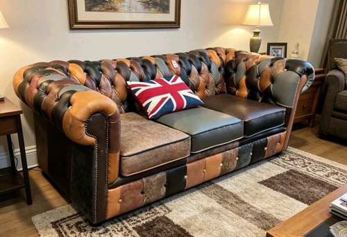Seater patch work sofa real - seater,