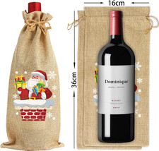 VEYLIN Burlap Wine Bags