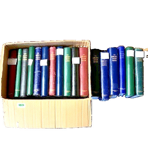 Stamp collection albums - collection, in