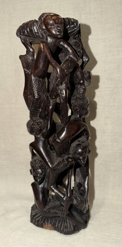 African ebony wood art - african,