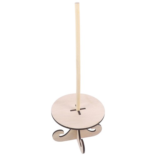 Wooden donut displaying stand - wooden,