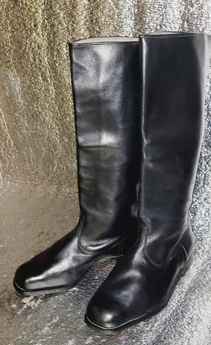 Leather long boots genuine - leather,