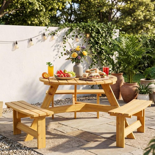 Picnic table camping bench - table,