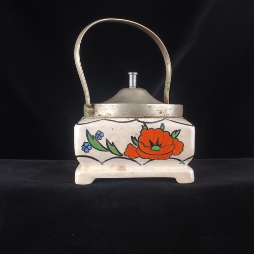 Art deco ceramic biscuit - ceramic,