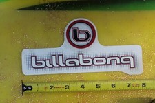BILLABONG Surfboards Clear White Grey Black Original B5 Vintage Surfing STICKER