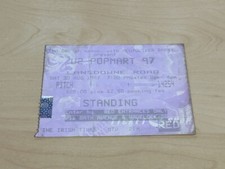 U2 Popmart Concert Ticket 30 August 1997 Landsdowne Road