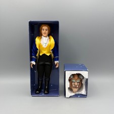 Disney Beauty And The Beast Prince Porcelain Doll Deagostini 8” with Beast Head