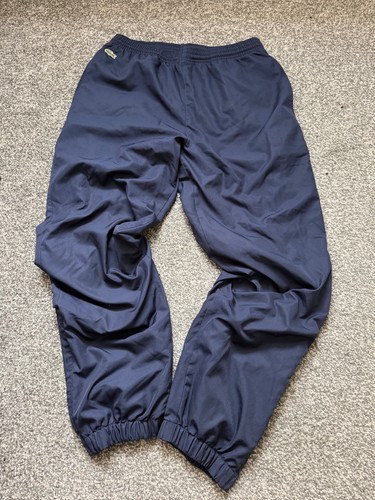 Lacoste navy tracksuit bottoms - lacoste,