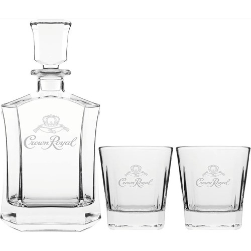 Crown royal whiskey - royal, decanter