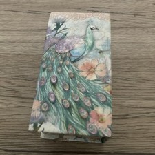 Punch Studio Peacock Design Vintage Music Keepsake Box Plays Swan Lake No Soap