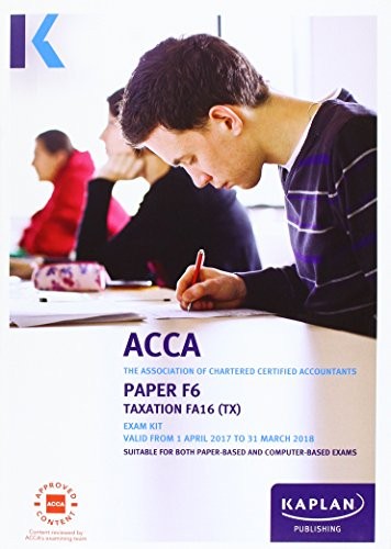 Acca taxation fa2016 - acca,