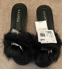 Fenty Chic Fur Black Puma Cat