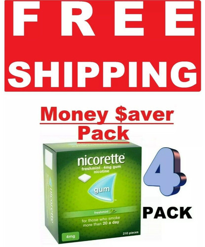 Nicorette gum 4mg nicotine - 4mg,