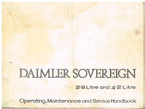 Daimler sovereign series 8 - sovereign, 2.8