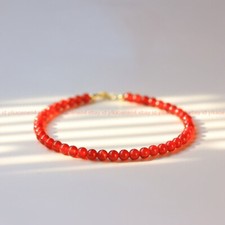 Small natural 4mm bead healing - small,
