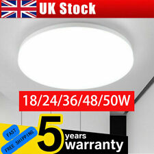 LED Ceiling Light Round Panel Down Lights Bathroom Kitchen Living Room Wall Lamp