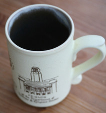 University of Leeds Handmade by Laugharne Pottery Mug.