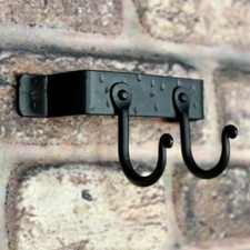 2 Hook "Blacksmith Style" Wall