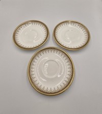 Vintage Royal Albert Paragon Athena Gold Pattern Saucers X 3 60s