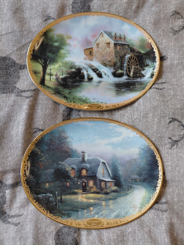 Thomas kinkade lamplight mill - thomas,