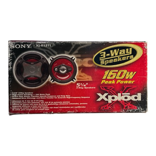 Sony xplod way 4 - sony,