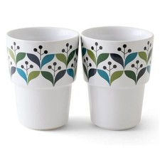 Sagaform Sweden Retro Cups Set of 2 Tea Coffee