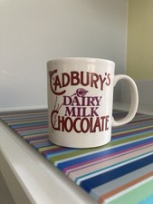 Cadbury's Dairy Milk Chocolate Mug Vintage Red/Purple Logo 9cm x 8cm Ceramic