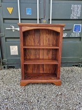 Stunning Asian Hardwood Open Bookcase Bookshelves Shelving Unit Freestanding