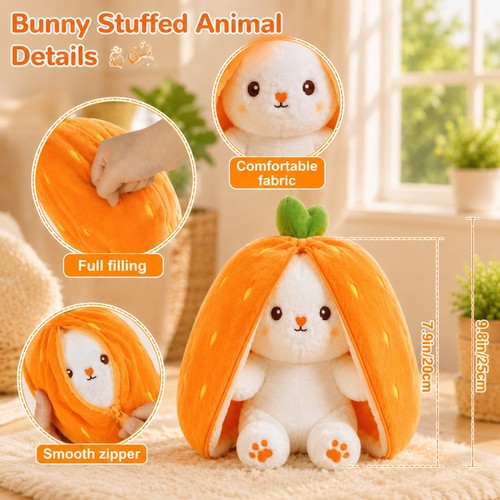 Easter bunny stuffed animal - stuffed,