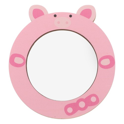 Pink wooden kids mirror diy - wooden,