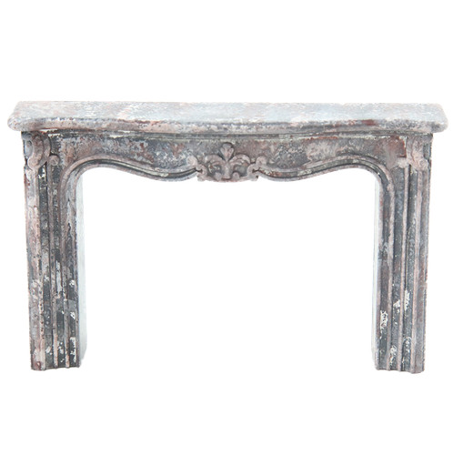 Dolls house pink grey marble - house, &