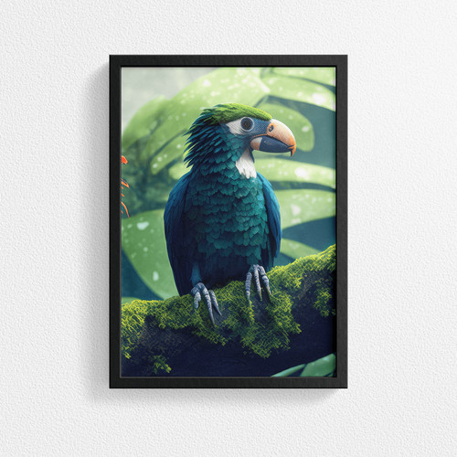 Tropical parrot natural - tropical,