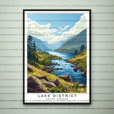 Lake district landscape - district,