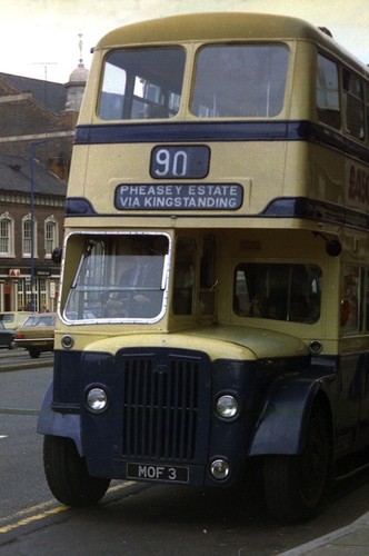 Wmpte mof3 birmingham 1974 bus - wmpte,