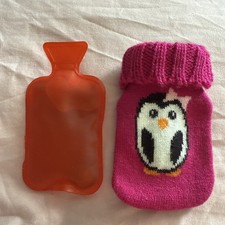 Reusable Hand Warmer and knitted Cover ( New )