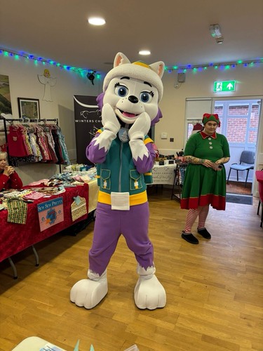 Paw patrol everest mascot - paw,